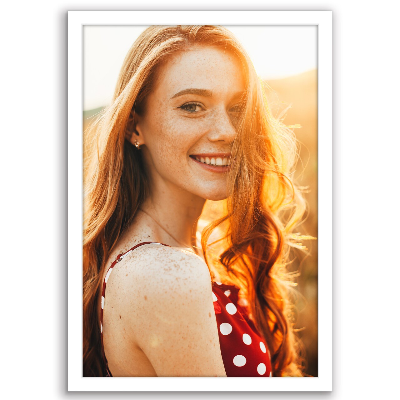 Americanflat Poster Frame - Large Picture Frame for Displaying Posters, Photos and Artwork - Polished Plexiglass Cover - Hanging Hardware for Horizontal and Vertical Display